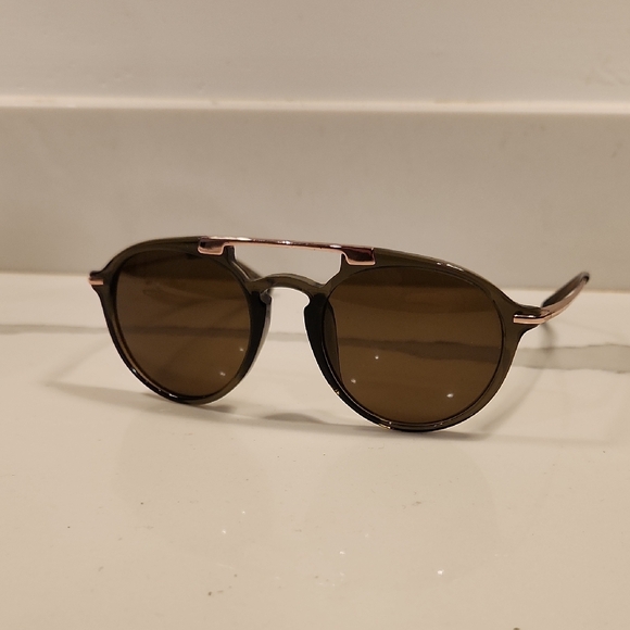 Dries Van Noten x Linda Farrow Brown Sunglasses (Unisex) - Picture 3 of 6